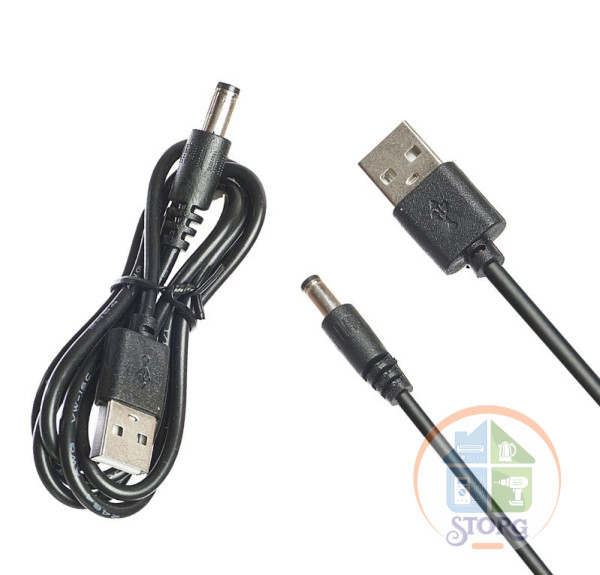 Кабель USB D10  USB = 5,5 х 2,5 1000mm