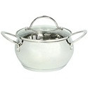 Кастрюля из нерж стали со стеклянной крышкой WEBBER BE-118/2 (d=22; 4,8 л) (6)