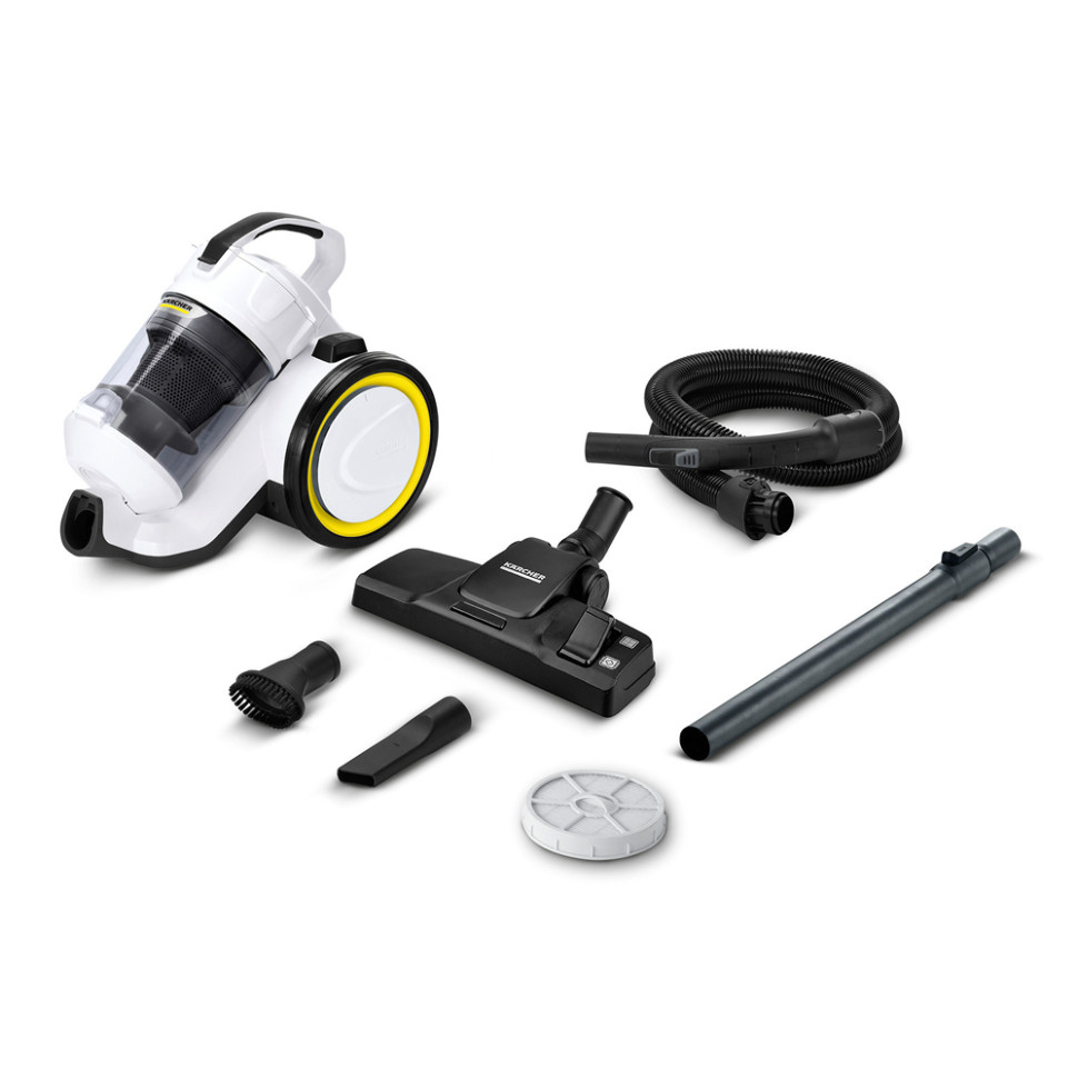 Пылесос Karcher VC 3 1.198-053.0 Белый/Черный, 250/700 Вт, уборка сухая, пылесборник контейнер 0.9 л