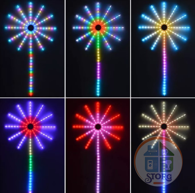 Светодиодная RGB лента USB -5V BT/APP/MUSIC/ПДУ (фейерверк)