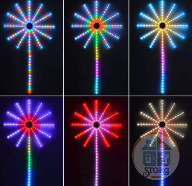 Светодиодная RGB лента USB -5V BT/APP/MUSIC/ПДУ (фейерверк)