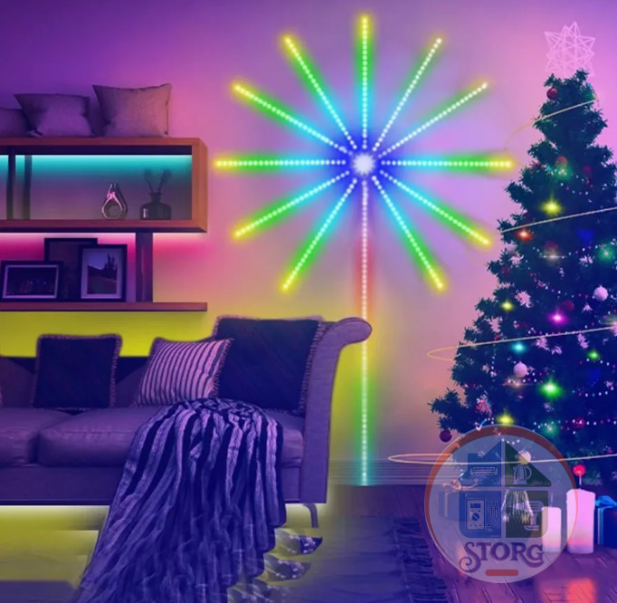 Светодиодная RGB лента USB -5V BT/APP/MUSIC/ПДУ (фейерверк)