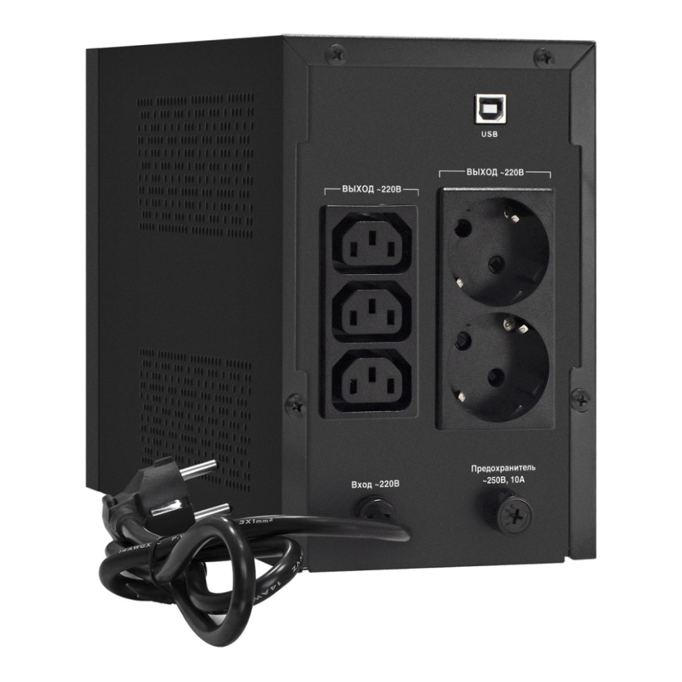 Источник бесперебойного питания ExeGate SpecialPro Smart LLB-1200.LCD.AVR.2SH.3C13.USB (1200VA/750W)