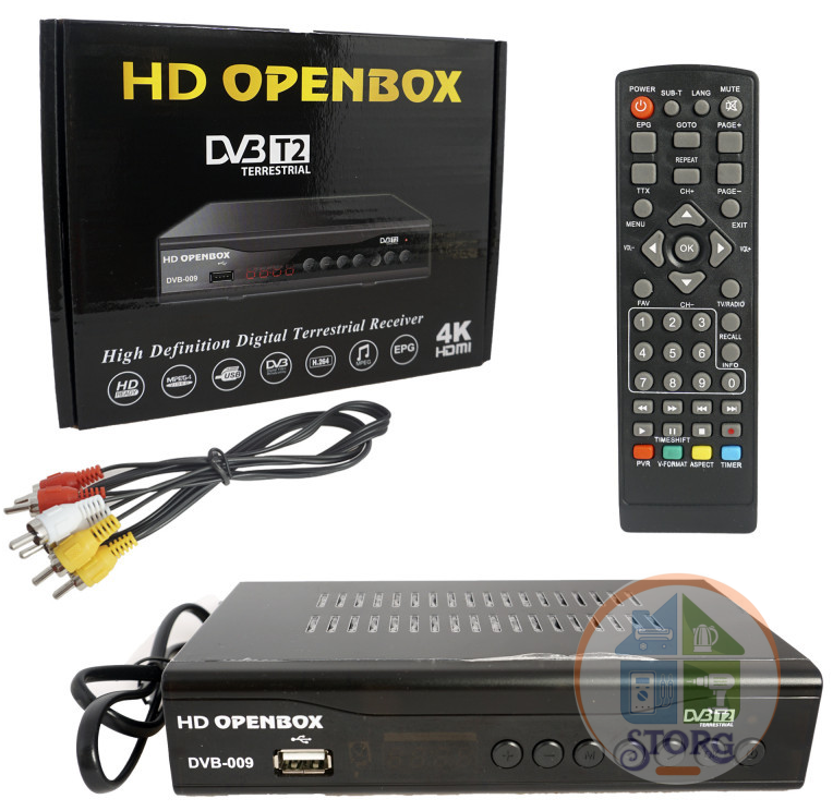 Цифровая приставка DVB-T2  HD OPENBOX NEW ( Мощный проц., дисплей,МЕТАЛ корпус,HD 1080p ) Гр.90дн