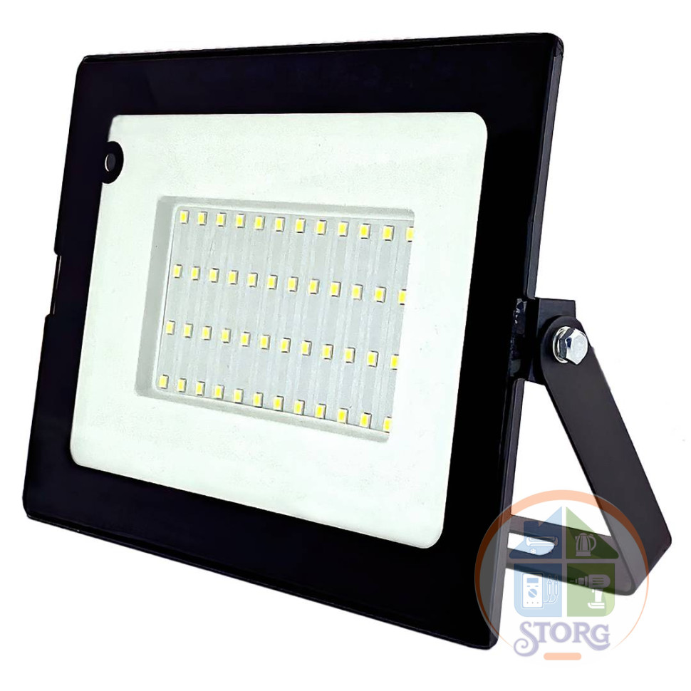 Прожектор GLANZEN FAD-0013-50, 50 Вт, 6000 К, SIP, c датчиком движения