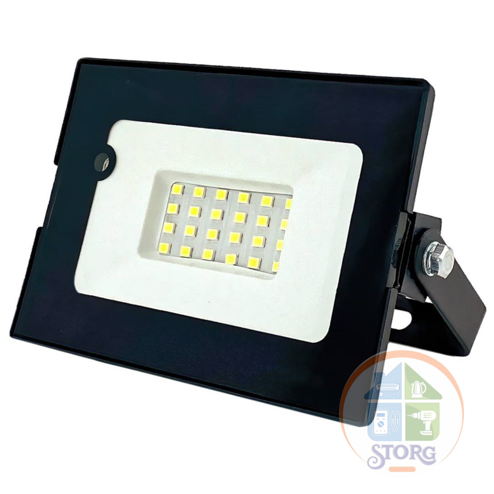 Прожектор GLANZEN FAD-0011-20-SL, 20 Вт, 180-260 В, 6500К, c датчиком движения