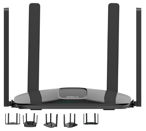 Роутер Dahua DH-MR403/до 300 Мбит/2,4 ГГц/1 порт WAN/3 порта LAN/слот для SIM-карты/черный (DH-MR403)