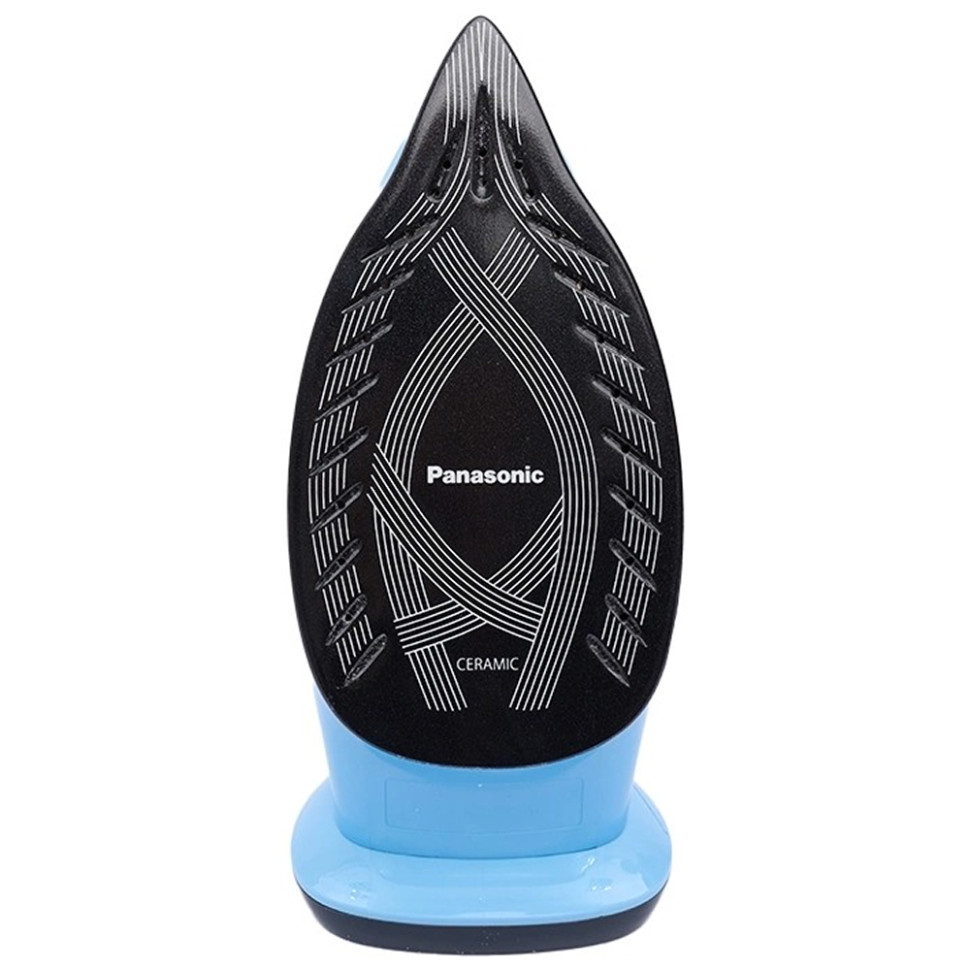 Утюг Panasonic NI-M343VTW, Синий 2400Вт, паровой удар 135 г/мин, керам.подошва, противокап.сист.