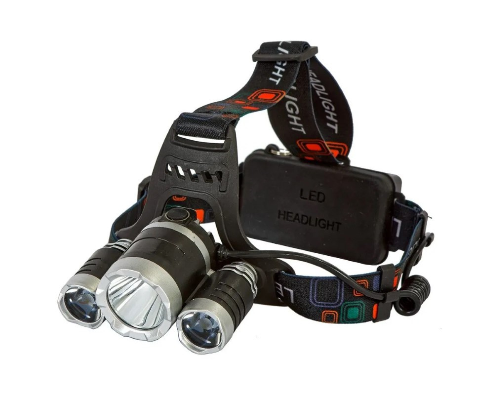 Фонарь налобный светодиодный аккумуляторный USB GLANZEN UFL-0600-V15