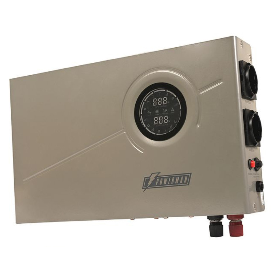 Источник бесперебойного питания POWERMAN Smart 1000 INV SILVER, линейно‑интерактивный,с внешними АКБ