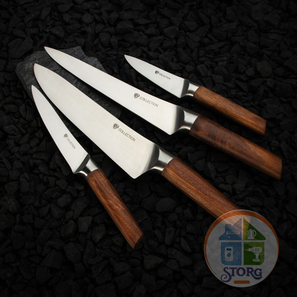 Нож кухонный универсальный BY COLLECTION Lahta, 20 см, кованый