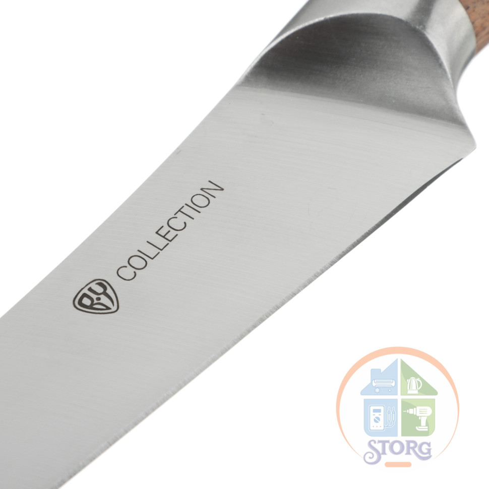Нож кухонный универсальный BY COLLECTION Lahta, 20 см, кованый