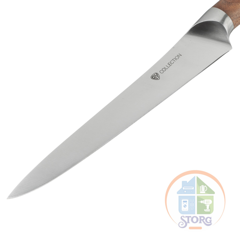 Нож кухонный универсальный BY COLLECTION Lahta, 20 см, кованый