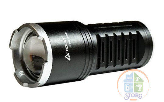 Ручной фонарь Лазерный диод 40w ИСКРА IR-2302 1 Режим свечения, Съёмные аккумуляторы, Power Bank