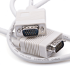Шнур VGA(15pin) штекер - VGA(15pin) штекер, 1.5м, 2 феррита, OD8.4мм (в ПВХ упаковке) APH-265-1.5