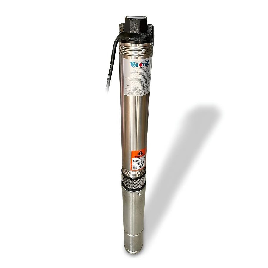 Насос погружной глубинный для скважины "Vodotok" БЦПЭ-85-1,2-40м-Ч, 1200Вт, высота подъема 62м