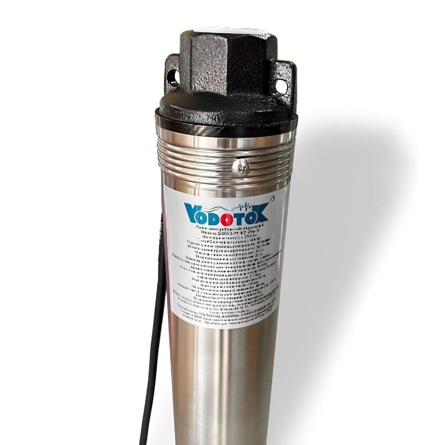 Насос погружной глубинный для скважины "Vodotok" БЦПЭ-85-1,2-40м-Ч, 1200Вт, высота подъема 62м