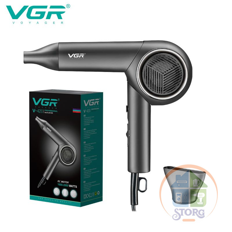 Фен для волос VGR V-420 Professional 2000 Вт