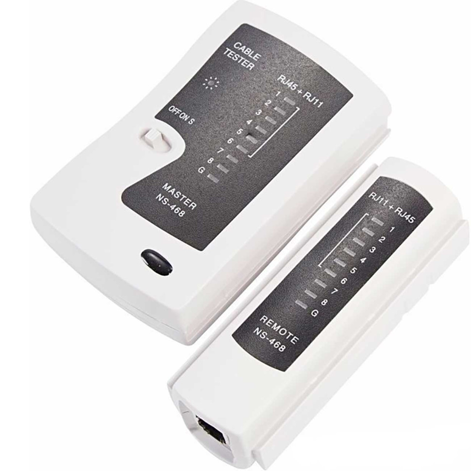 Тестер Кабеля RJ-45+RJ-11 (HT-C004) (TL-468) REXANT Тестер Кабеля RJ-45+RJ-11 (HT-C004) (TL-468) REXANT