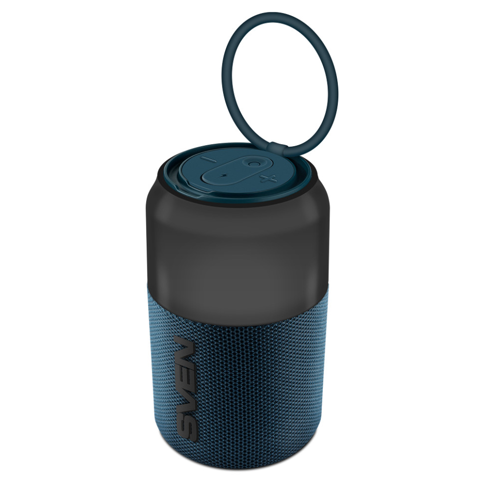Портативная Bluetooth колонка SVEN PS-130 blue (10 Вт, USB, Bluetooth, питание от USB/аккумулятора)