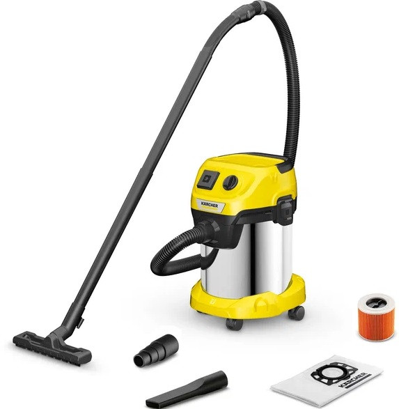 Хозяйственный пылесос KARCHER WD 3 P S V-17/4/20 1.628-190.0 1000 Вт, 17л, розетка