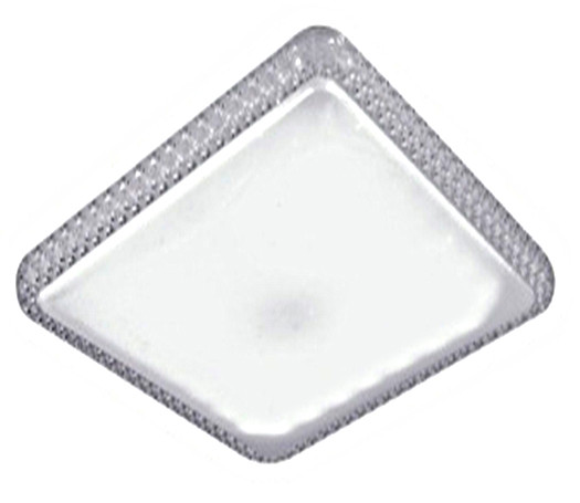 Люстра потолочная светодиодная диммируемая DIAMOND QUADRO с ДУ 70Вт 550x550мм, Ritter