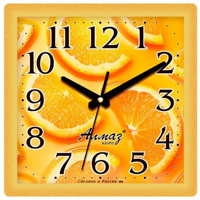 Часы настенные кварцевые Алмаз K24 30см Часы настенные кварцевые Алмаз K24 30см