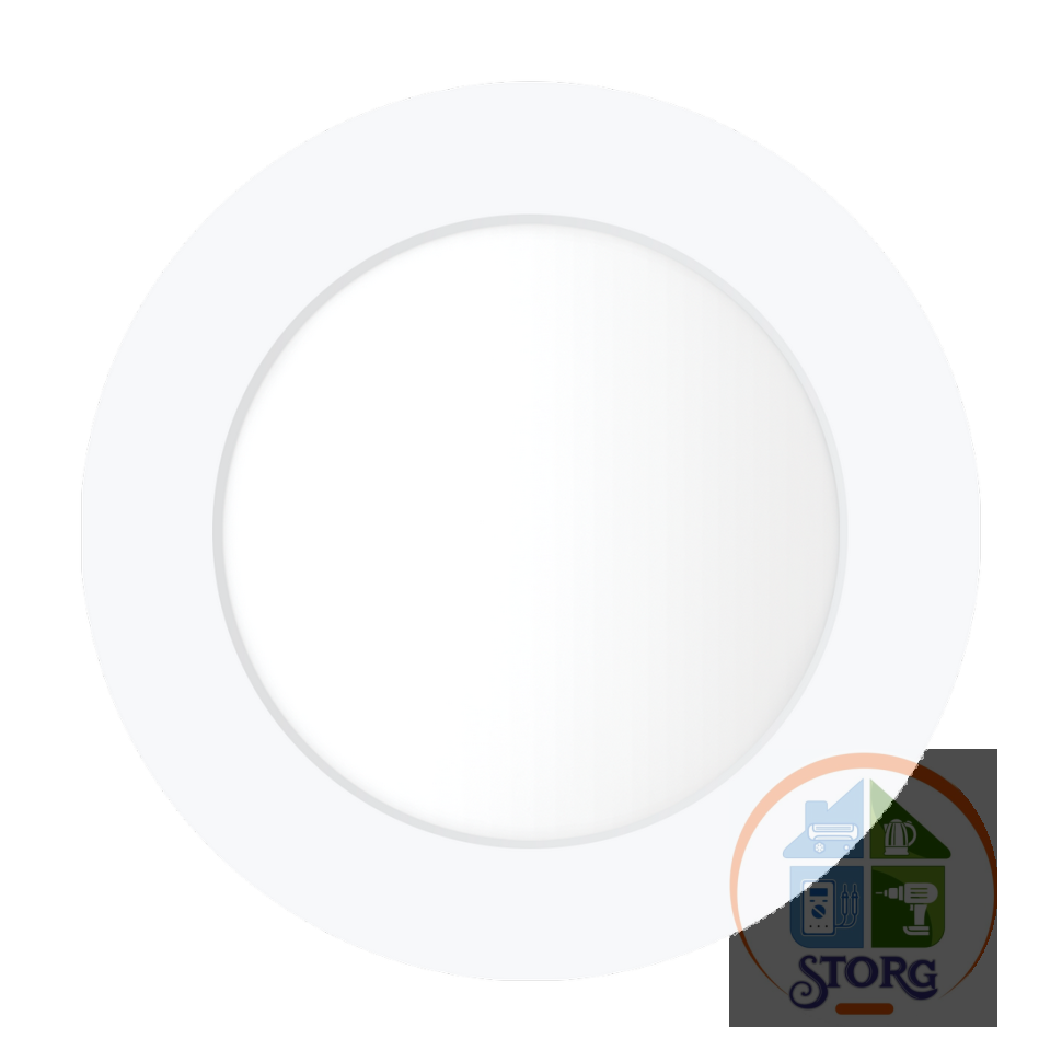 Панель светодиодная встраиваемая REV SuperSlim Round, круглая Ф120мм, 8W, 6500К