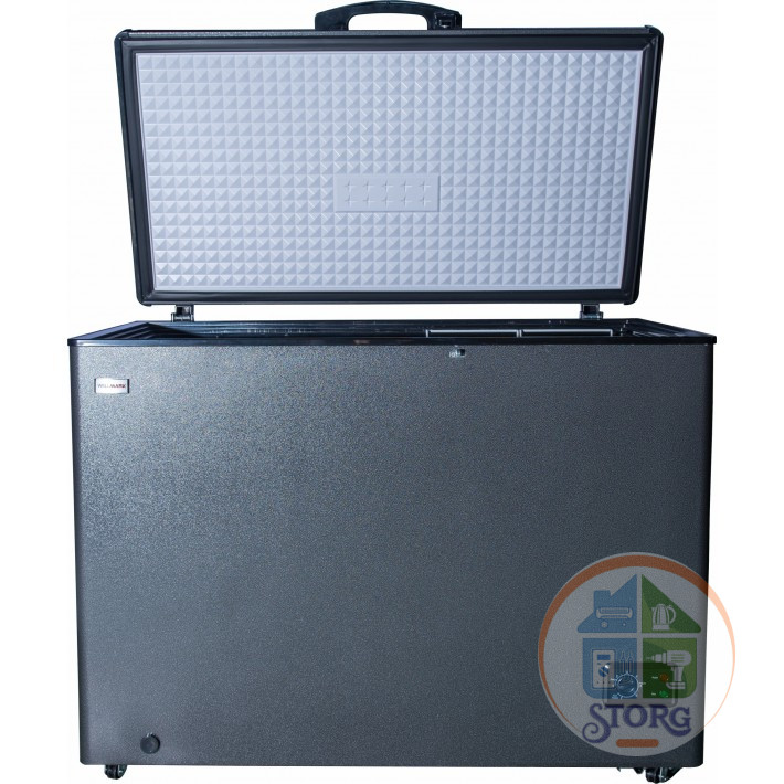 Морозильный ларь WILLMARK CF-387BS (333л, +10/-28С, А+, 2 корз,FastFreeze,BLACK STONE,замок,гар.3г.)