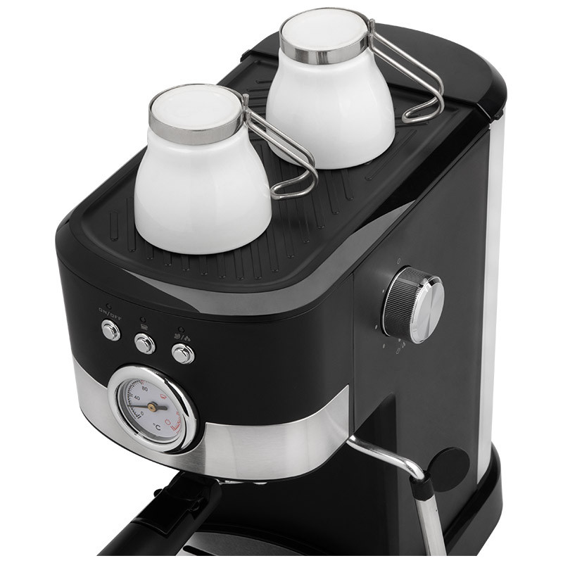 Кофеварка рожковая ENERGY EN-256R Черный; 1100Вт; 1,2л; Использовать кофе- молотый