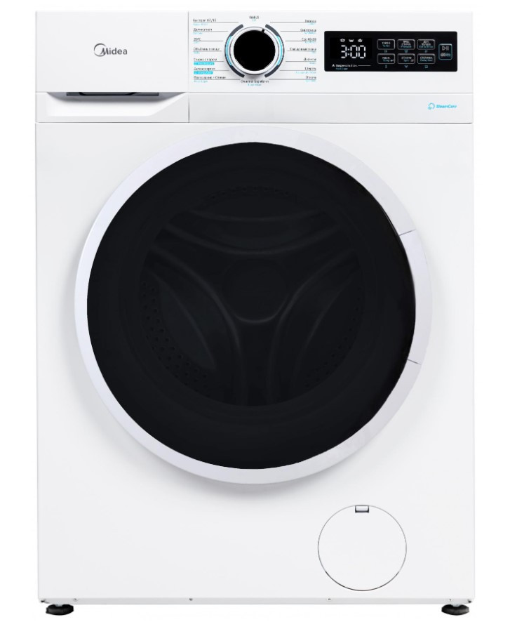 Стиральная машина Midea MF01712US40/W 7кг, 1200 об/мин, Пар , Турбо , Белый Стиральная машина Midea MF01712US40/W 7кг, 1200 об/мин, Пар , Турбо , Белый