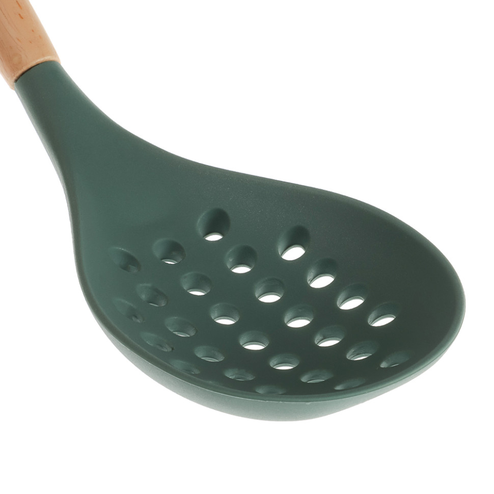 Набор кухонных принадлежностей SATOSHI Эрно, 10пр., силикон, дерево Набор кухонных принадлежностей SATOSHI Эрно, 10пр., силикон, дерево