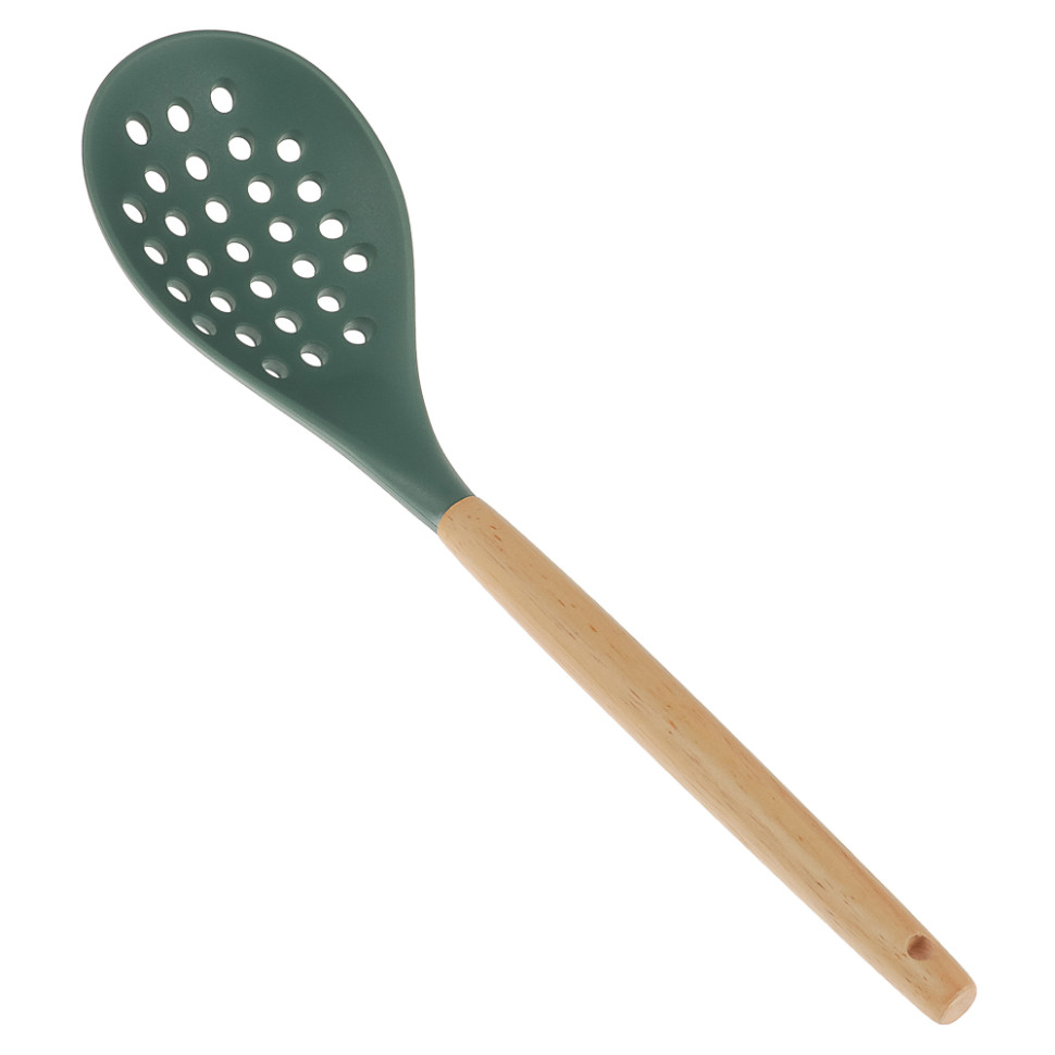 Набор кухонных принадлежностей SATOSHI Эрно, 10пр., силикон, дерево Набор кухонных принадлежностей SATOSHI Эрно, 10пр., силикон, дерево