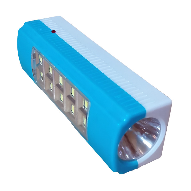 Фонарь аккумуляторный светодиодный UFR-006 blue, 2 режима, 1*1W+10*(5630), 200/ УФА005