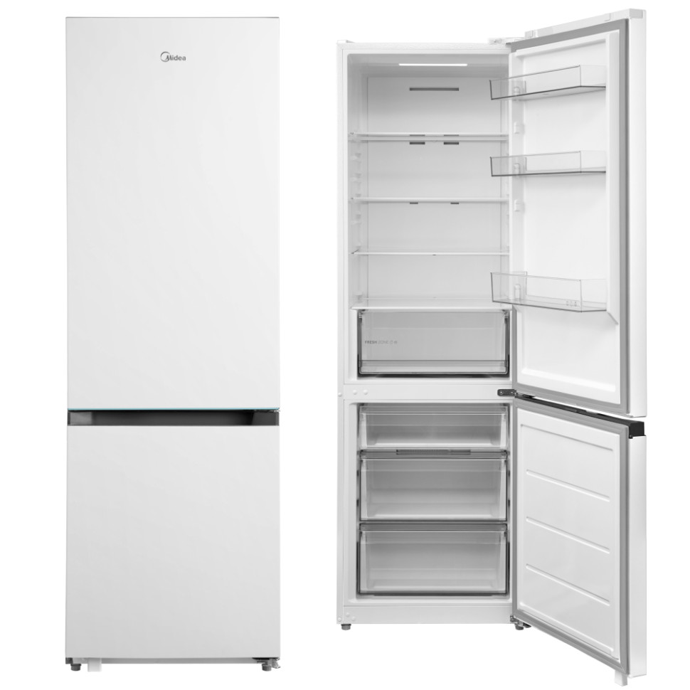 Холодильник Midea MDRB457FGF01ID, 238/100л, мороз.снизу, инверторный компр., No Frost, 59,5х186х57см Холодильник Midea MDRB457FGF01ID, 238/100л, мороз.снизу, инверторный компр., No Frost, 59,5х186х57см