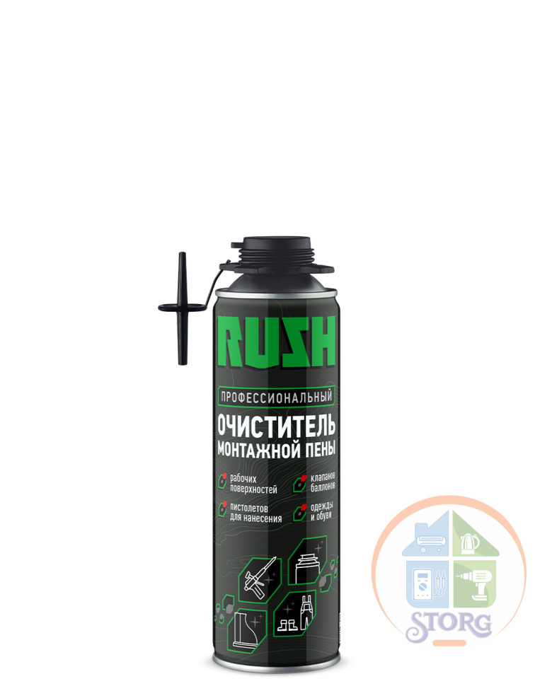 Очиститель монтажной пены KUDO RUSH RPP06C 650 мл
