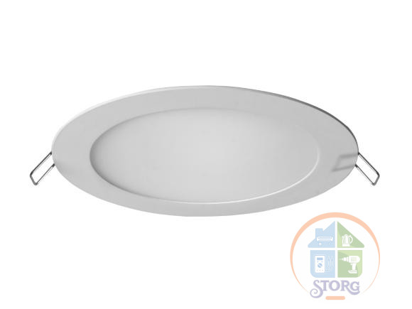 Панель светодиодная встраиваемая REV SuperSlim Round, круглая Ф230мм, 18W, 6500К