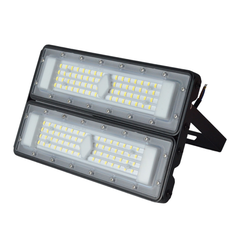 Прожектор светодиодный SPARTUM прямоуголный AC100-265V, 100W/10000lm, (6500K) 275х170мм