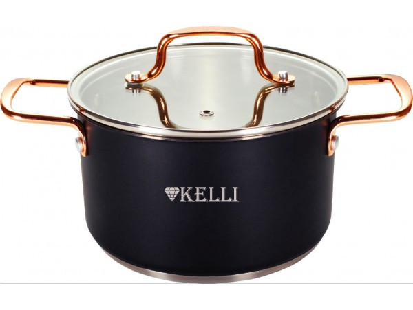 Кастрюля из нержавеющей стали KELLI KL-4276 2,1л. (1х6)