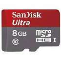 Флэш карта SanDisk 8Gb Micro SD Сlass 10