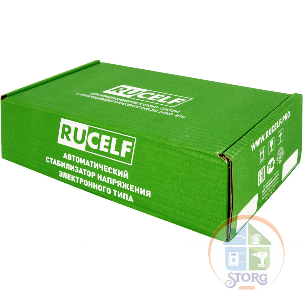 Стабилизатор напряжения релейный RUCELF SRW-6000 Split (5000ВА, 130-265В, 12 мес гарантия)