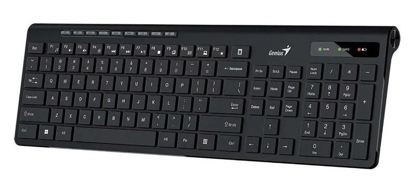 Клавиатура Genius SlimStar 7230 беспроводная, USB, Радиоканал, черный <31310021402> (10013160/140425