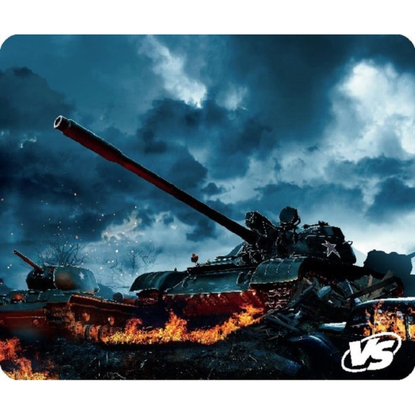 Коврик для компьютерной мыши VS "Tanks", Рис.6, 194х233х3 мм, полипропилен+вспененный пластик