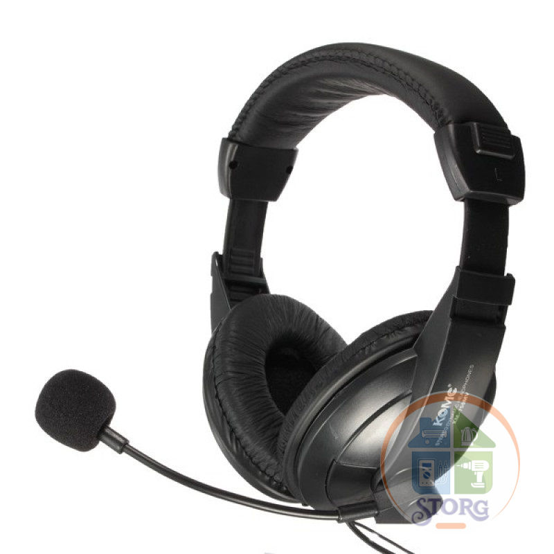 Наголовные наушники Komc КM-750 Мятая упаковка