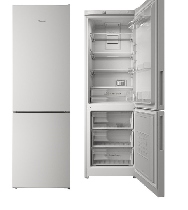 Холодильник Indesit ITR 4180 W Total No Frost , общ.об. 326л, мм 600x620x1850