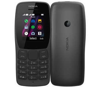 Мобильный телефон Nokia 110 (TA-1655) Dual sim (black)