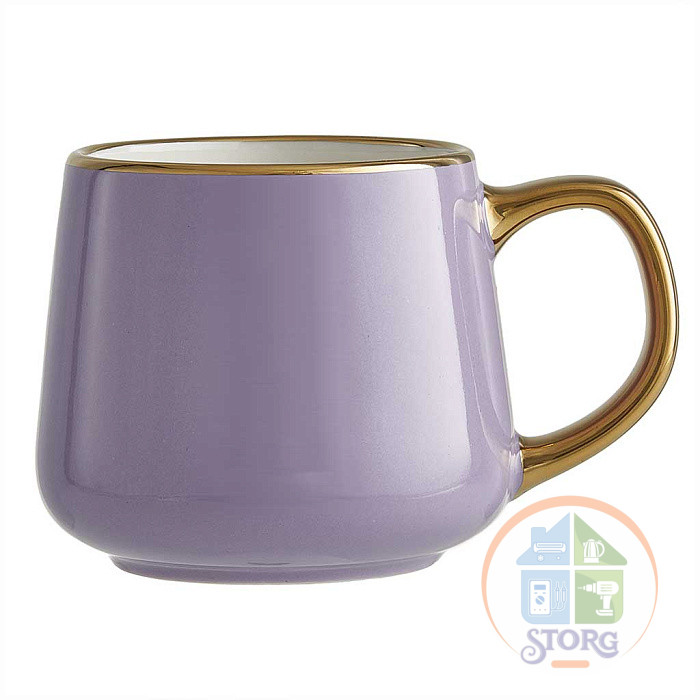 Кружка Rosario Ф11-049L, 420 мл, фиолетовый (48)