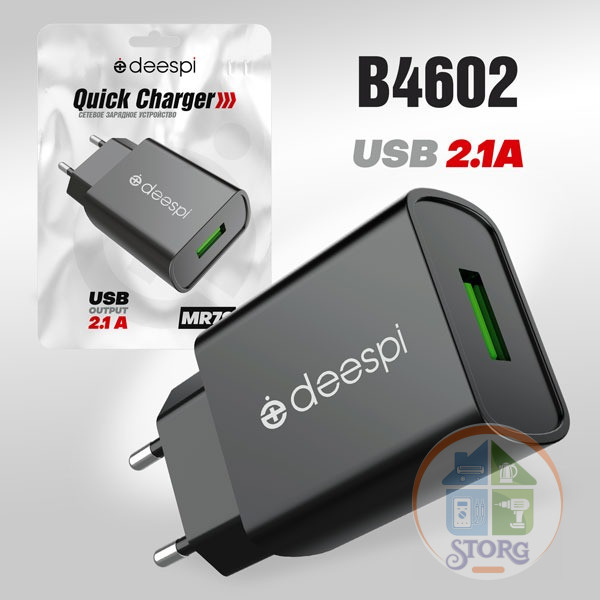 СЗУ Deespi DS-MR79 5V2,1A 1USB Black