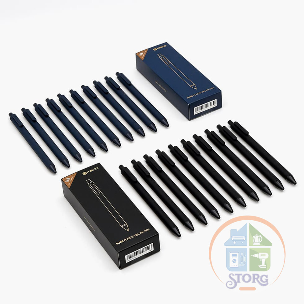 Набор ручек Xiaomi KACO book source gel pen 10 sticks blue