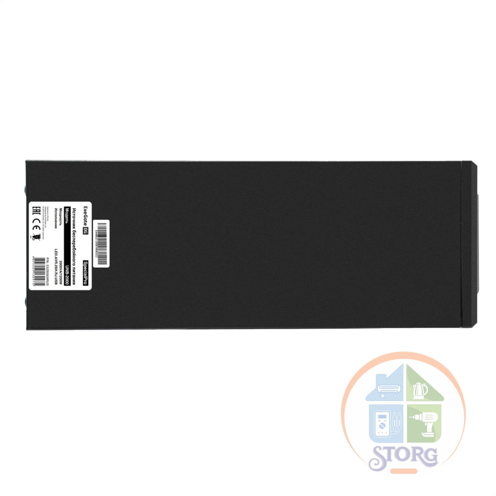 Источник бесперебойного питания ExeGate SpecialPro UNB-2000.LED.AVR.2SH.RJ.USB (2000VA/1200W, 12 мес.гарантия)
